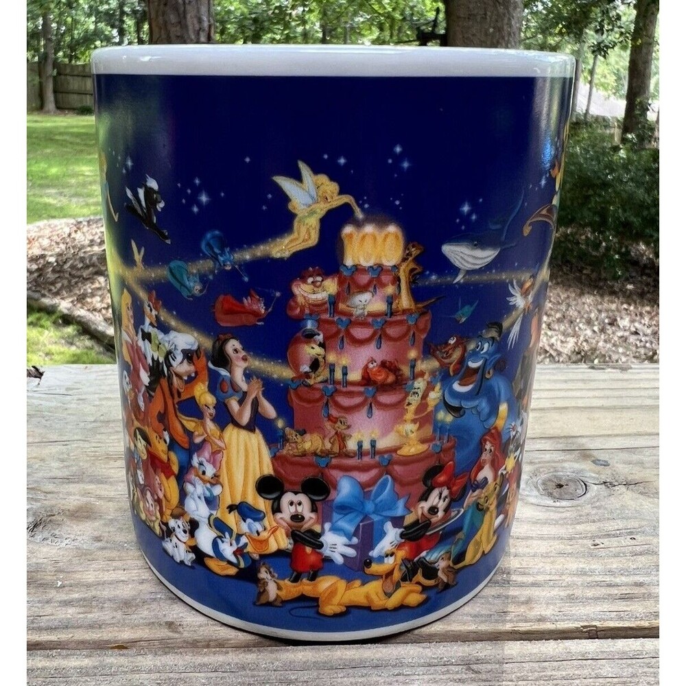 1999 Art of Disney 100th Anniversary Character Big Oversized Coffee Mug - Picture 2 of 4